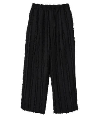 Green Parks ・ＡＮＤ　ＳＥＡＲＣＨ　フリンジストライプパンツ Black