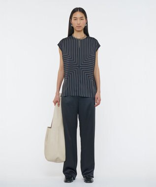 JOSEPH ジオメトリック アニメーション　ブラウス Black / Affogato