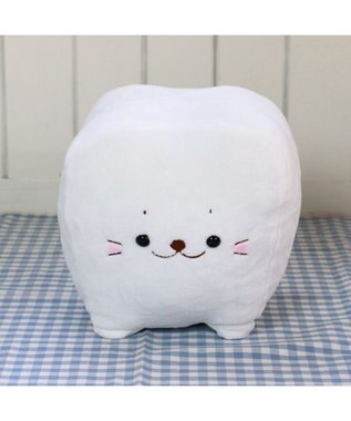 Mother garden しろたん 大きい 白い歯 抱き枕 ぬいぐるみ 白~オフホワイト