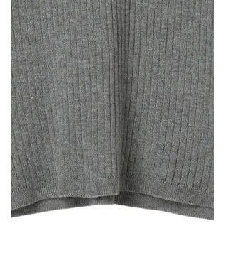CRAFT STANDARD BOUTIQUE ウォッシャブルリブタートルニットプルオーバー Light Gray