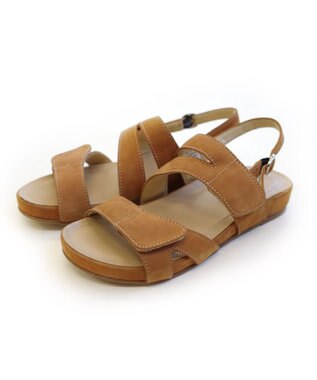 Pointer 本革 バックストラップサンダル キャメル(スエード)