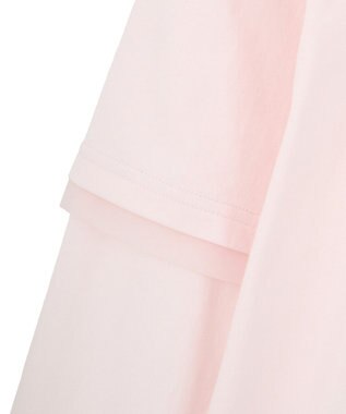 Green Parks ミッキー＆フレンズ／レイヤードプリントロングＴシャツ Light Pink