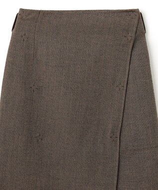 BEIGE， DANNES / ラップスカート Caramel