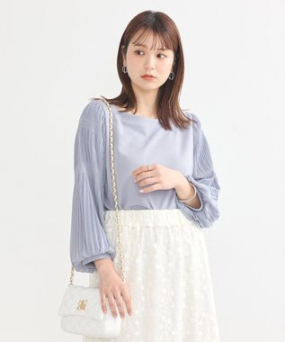 earth music&ecology マジョリカプリーツプルオーバー Sax