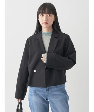 earth music&ecology ショートテーラードジャケット Black