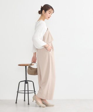 earth music&ecology マジョリカプリーツプルオーバー Off White