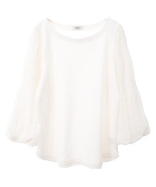 earth music&ecology マジョリカプリーツプルオーバー Off White