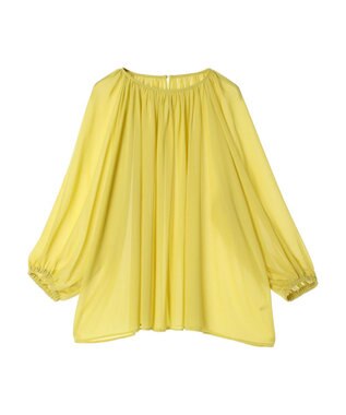 Green Parks AnriettMusee ボリュームシアーブラウス Lime Green