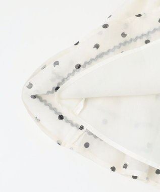 ANY KIDS ネコ×ドット スカート エクリュ