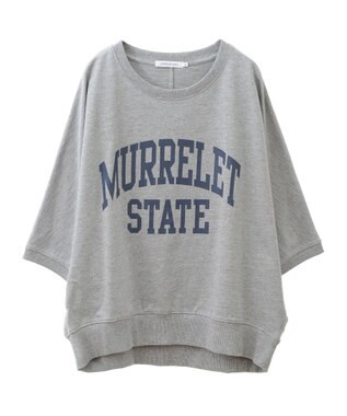 AMERICAN HOLIC ドルマンミニ裏毛プルオーバー② Light Gray Mixture