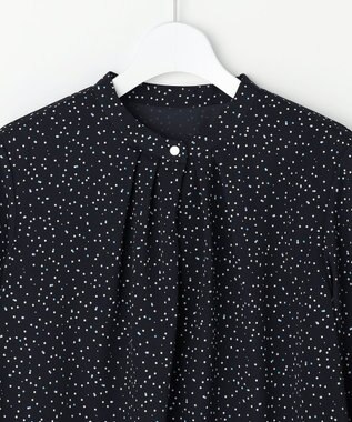 J.PRESS LADIES S 幾何プリント カットソー ネイビーベース系