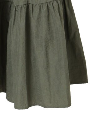 Green Parks ・ＳＵＧＡＲ　ＳＰＯＯＮ　ドロストティアードスカート Khaki