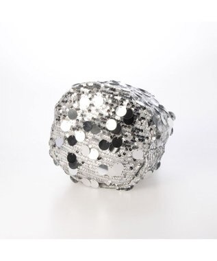 UNBILLION カシュカシュ cachecache / 2wayスパンコール巾着ショルダー シルバー