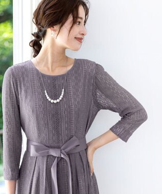 Tiaclasse 【日本製】コットンパール ネックレス シルバー