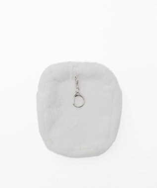 WEGO アニマルカードホルダーポーチキーホルダー ホワイト