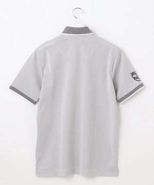 23区GOLF 人気NO.1ポロ【MEN】ピラミッドカノコ 半袖ポロシャツ ライトグレー系4