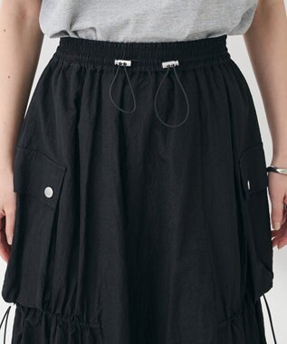 Green Parks ・ＳＵＧＡＲ　ＳＰＯＯＮ　ドロストティアードスカート Black