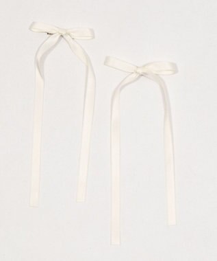 WEGO L2Pロングナローリボンクリップ オフホワイト