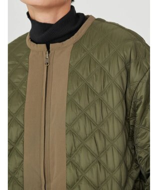 AMERICAN HOLIC キルポカリバーシブルキルティングミディコート Khaki