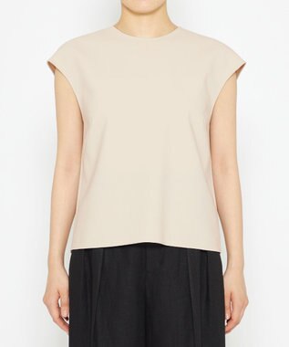 uncrave 【撥水・洗濯機洗い可】プルーフダブルクロス バックオープンブラウス（uncrave WHITE） グレージュ