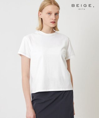 BEIGE， MURBERRY / カットソー White×Sand