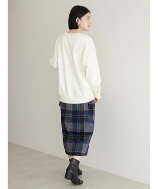 AMERICAN HOLIC 発泡ロゴポンチプルオーバー Off White