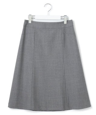 23区 【セットアップ対応】ラフィーネウール フレア スカート ライトグレー系