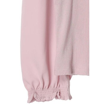 earth music&ecology スカラップビジュープルオーバー Pink