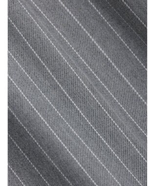 earth music&ecology ピンストライプマーメイドスカート Stripe Light Gray