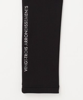 23区GOLF 【WOMEN】【吸湿発熱・ストレッチ】ストレッチ裏フリース レギパン ブラック系