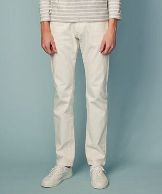 JOSEPH ABBOUD 【キングサイズ・サスティナブル加工/ストレッチ】 オゾンストレッチ デニム ホワイト系