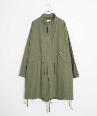 WEGO 【ユニセックス着用ITEM】サイドスリットモッズコート カーキ