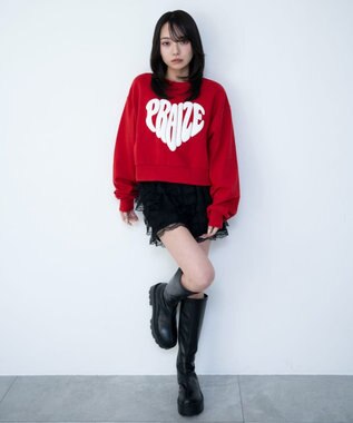 WEGO レースフリルマイクロショートパンツ ブラック