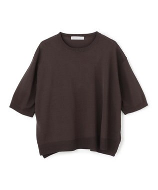 UNFILO スゴ機能美ニット ハーフスリーブ ブラウン