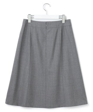 23区 【セットアップ対応】ラフィーネウール フレア スカート ライトグレー系