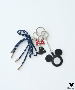earth music&ecology 【予約】Disney/ミッキーミラー付きチャーム ブラック