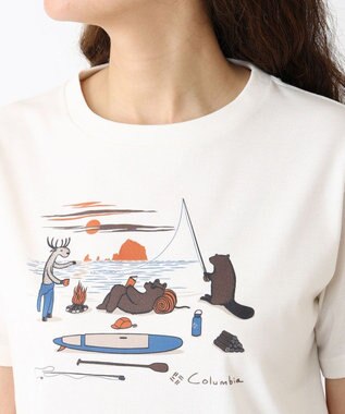 Columbia Columbia/ ウィメンズレイクトゥーアベニューショートスリーブTシャツ /コロンビア Sea Salt