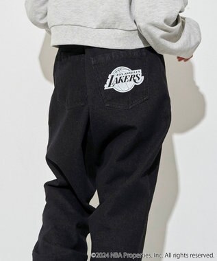 WEGO 【ユニセックス着用ITEM】別注NBAデニムパンツ デニムブラック