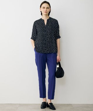 ICB L 【先行予約・WEB限定カラーあり】FluidBackSatin ドロストパンツ ロイヤルブルー