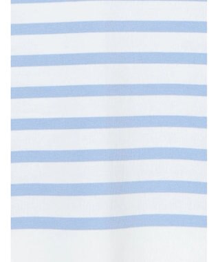 Te chichi ボーダーボックスシルエットプルオーバー サックスブルー