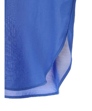 earth music&ecology シアーボーイズライクシャツ Royal Blue