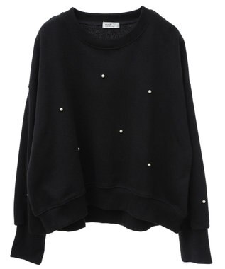 earth music&ecology パールプルオーバー Black