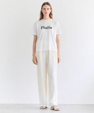 BEIGE， STELLERITE / コットンロゴTシャツ Off