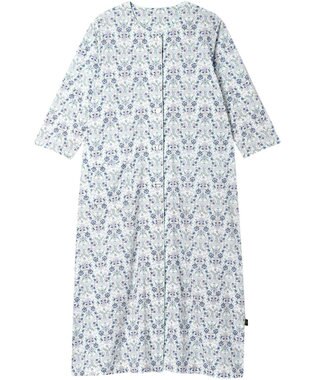 WACOAL ワンピース 綿100%(本体) 天竺素材 ミントン 7分袖 長袖 ロング丈 レディース NNT268 /ワコール