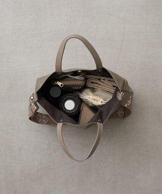 russet 《WEB限定》スリム2WAYトートバッグ <クラウズナイロン>(CE-1501-WEB) Gray