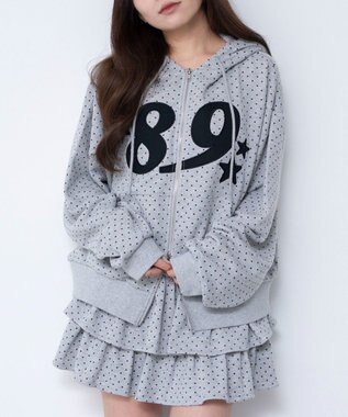 WEGO グラフィックZIPパーカー 柄2