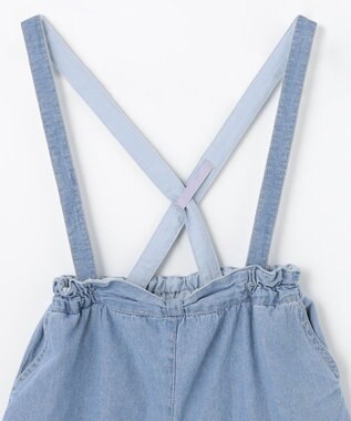 ANY KIDS デニム ガウチョパンツ ブルー