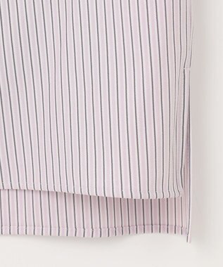 J.PRESS LADIES L ストライプジャージー カットソー ふじ色系1