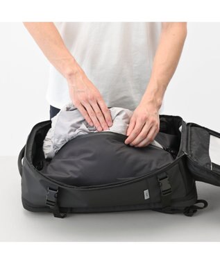 ACE BAGS & LUGGAGE 【雑誌掲載】 【真空圧縮】 ace. スペースオプト リュックサック B4サイズ 15.6インチPC 17902 エース ブラック