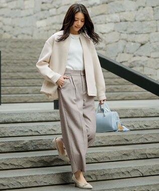 ANY SIS 【22.5~24.5cm】ベルテッドレディライク パンプス ベージュ